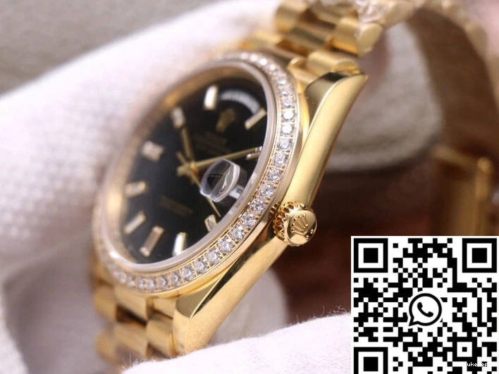 Day-Date EW Gold Dial Rolex M228348RBR-0001 Yellow Black Factory 0114